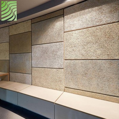 Acoustic Wood Wool Panel Wall Pet Recycled Acoustic Wall Panel Soundproof